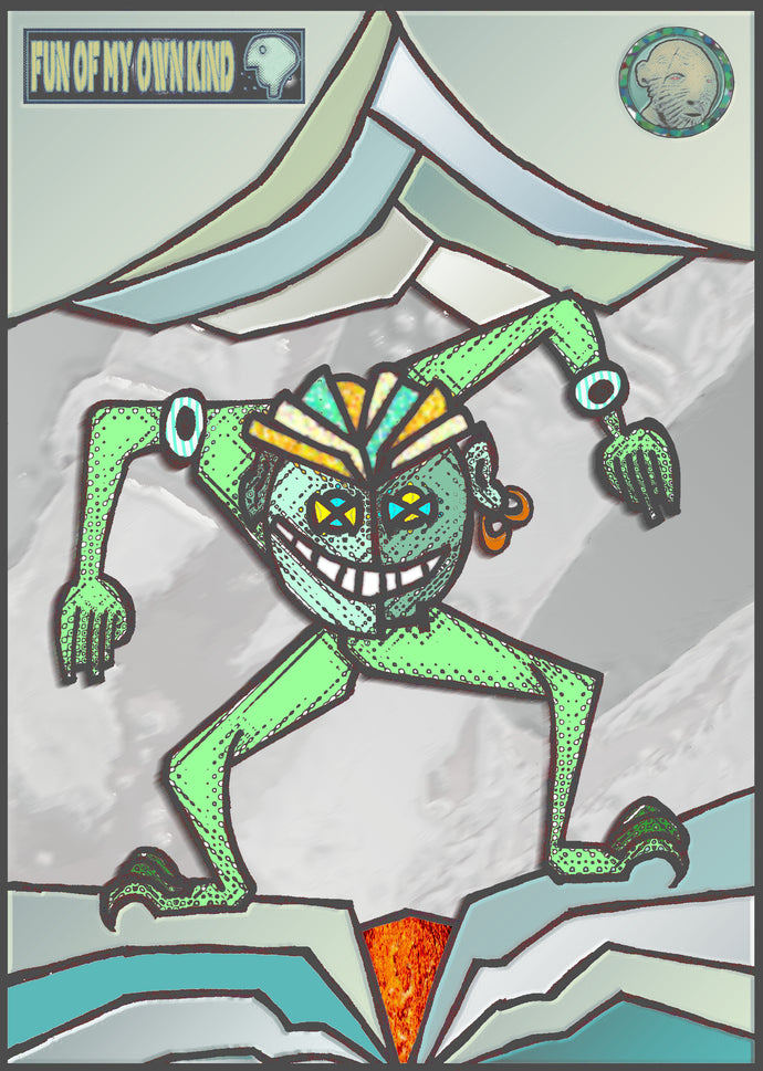 gebeugtes Böses [Druck auf Papier]