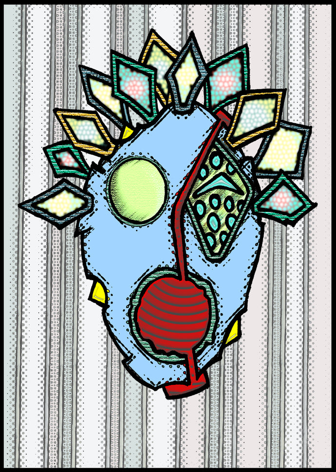 bright blue eyes [Druck auf Papier]