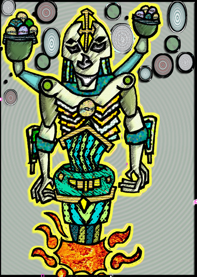 bubblebot [Druck auf Papier]