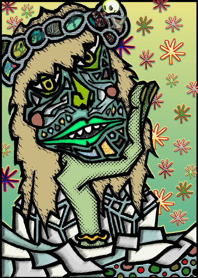 looking glas eyes [Druck auf Papier]